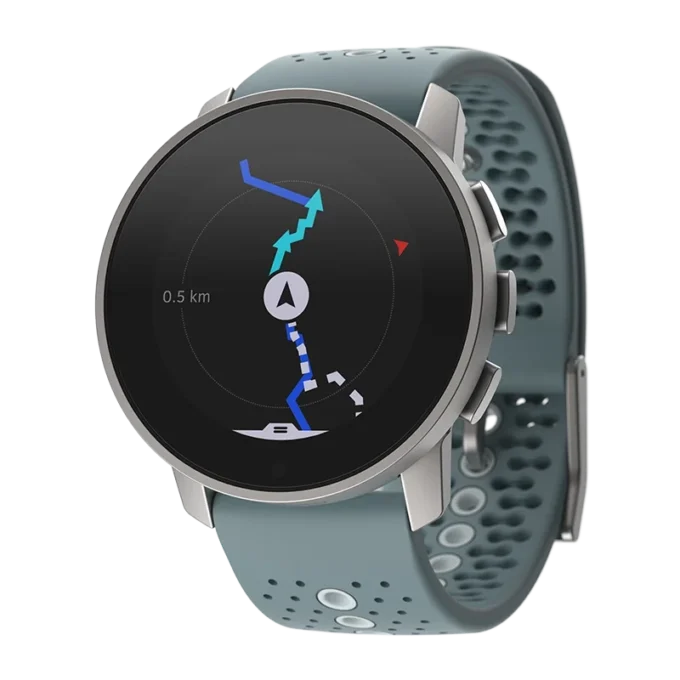 Suunto 9 Peak Moss Grey – ultradünne, kleine, robuste GPS-Sportuhr