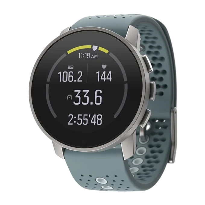 Suunto 9 Peak Moss Grey – ultradünne, kleine, robuste GPS-Sportuhr