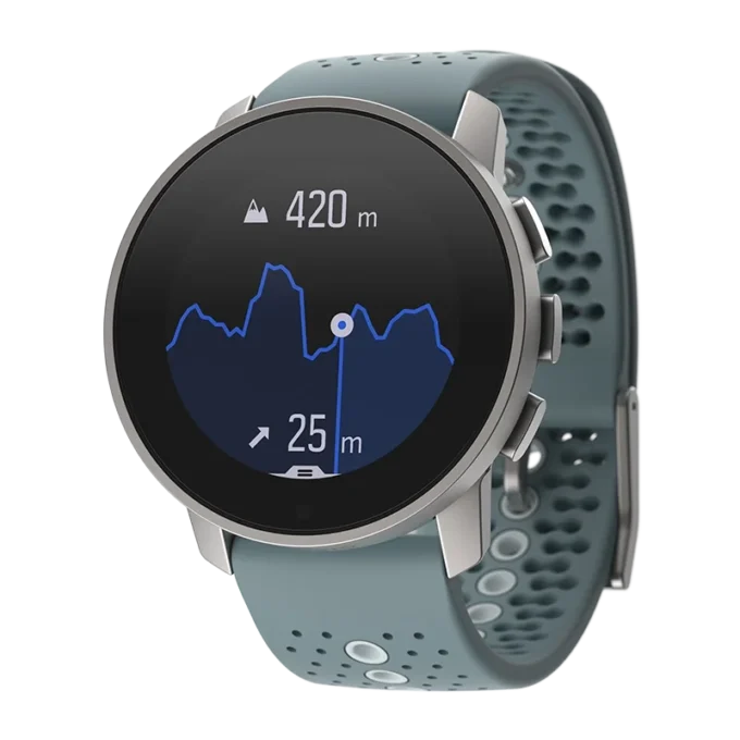 Suunto 9 Peak Moss Grey – ultradünne, kleine, robuste GPS-Sportuhr