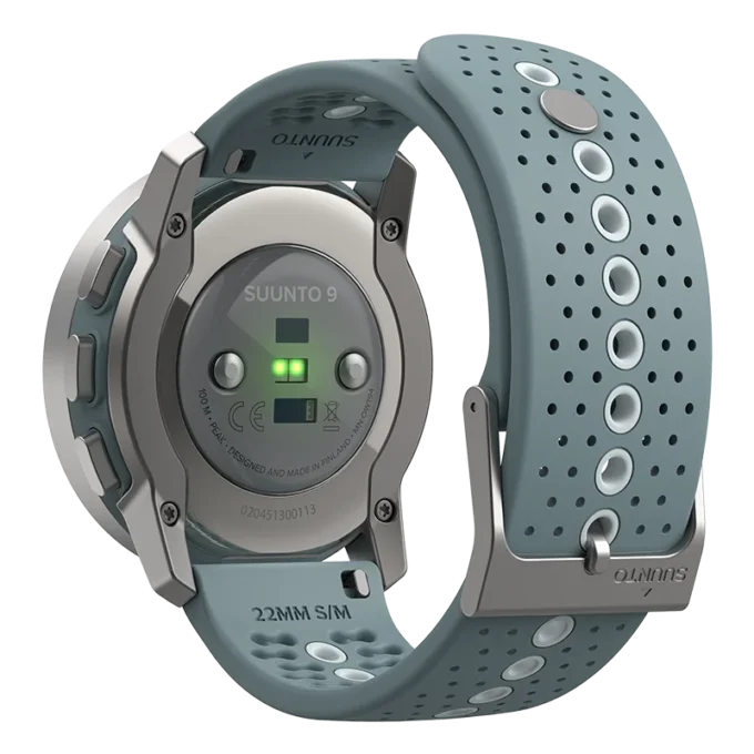 Suunto 9 Peak Moss Grey – ultradünne, kleine, robuste GPS-Sportuhr