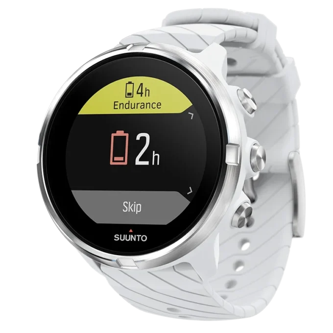 Suunto 9 weiß – GPS-Sportuhr mit langer Akkulaufzeit