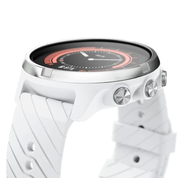 Suunto 9 weiß – GPS-Sportuhr mit langer Akkulaufzeit