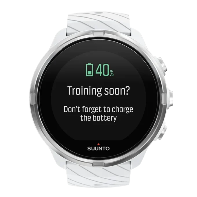 Suunto 9 weiß – GPS-Sportuhr mit langer Akkulaufzeit
