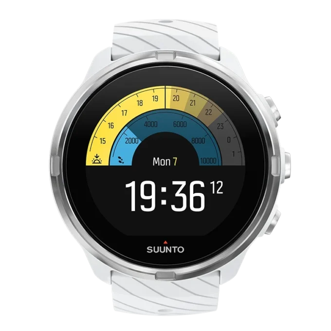 Suunto 9 weiß – GPS-Sportuhr mit langer Akkulaufzeit