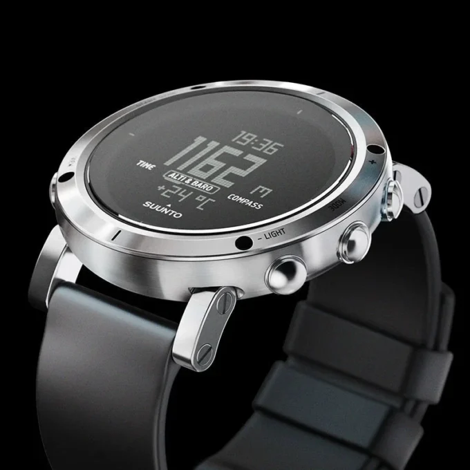 Suunto Core gebürsteter Stahl
