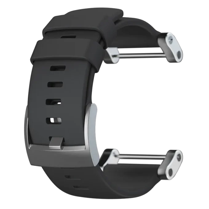 Suunto Core schwarzes flaches Silikonarmband – Armband für Core-Modelle Suunto Core schwarzes flaches Silikonarmband – Armband für Core-Modelle