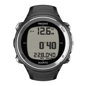 Suunto d4f black – leichter Spezial-Freitauchcomputer