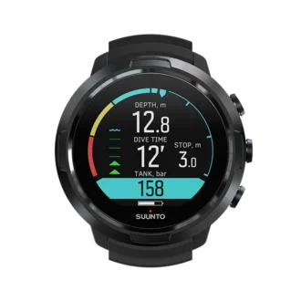 Suunto D5 All Black Tauchcomputer mit Farbdisplay und austauschbarem