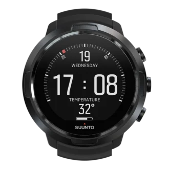 Suunto D5 All Black Tauchcomputer mit Farbdisplay und austauschbarem
