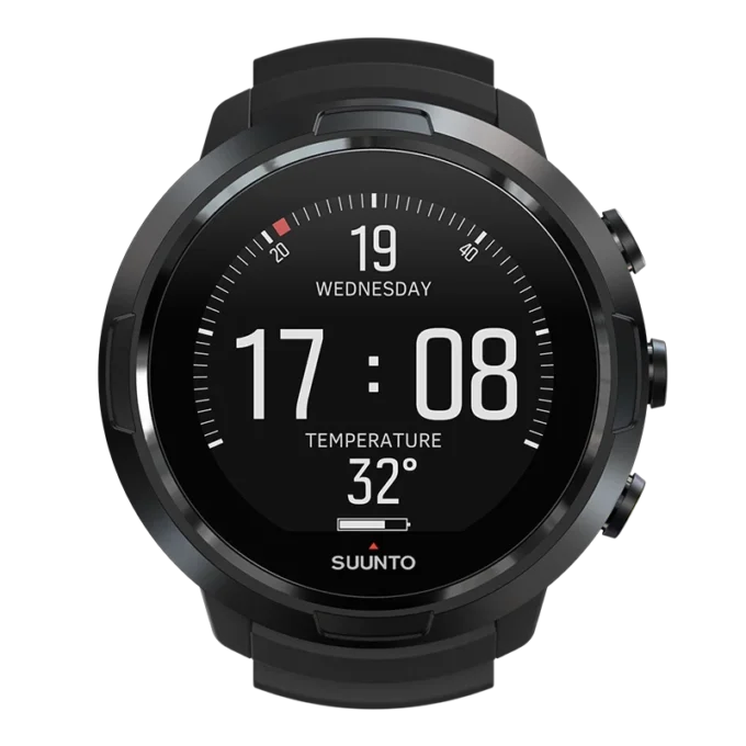 Suunto D5 All Black Tauchcomputer mit Farbdisplay und austauschbarem