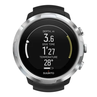 Suunto D5 schwarzer Tauchcomputer für Anfänger und Sporttaucher