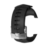 Suunto DX Armband-Set aus schwarzem Silikon mit silberner Schnalle Suunto DX Armband-Set aus schwarzem Silikon mit silberner Schnalle