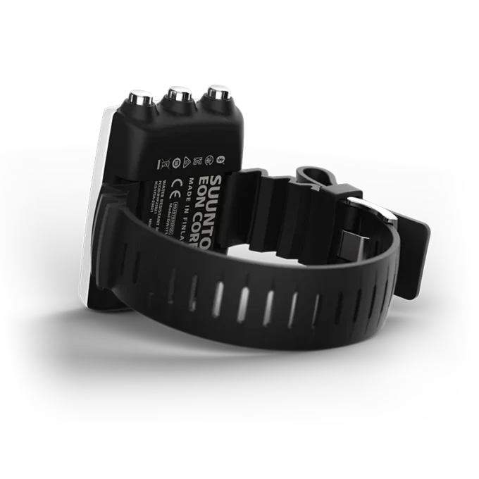 Suunto EON Core weißer Tauchcomputer mit Farbdisplay und großen Ziffern
