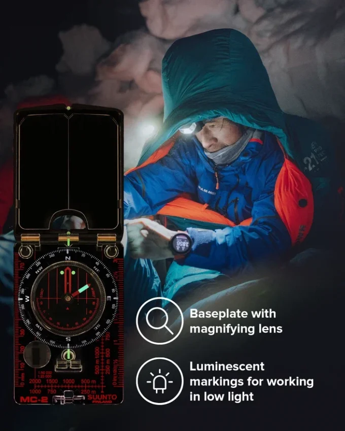 Suunto MC-2/360/D/CM/IN/NH Kompass – fortschrittlicher Navigationskompass