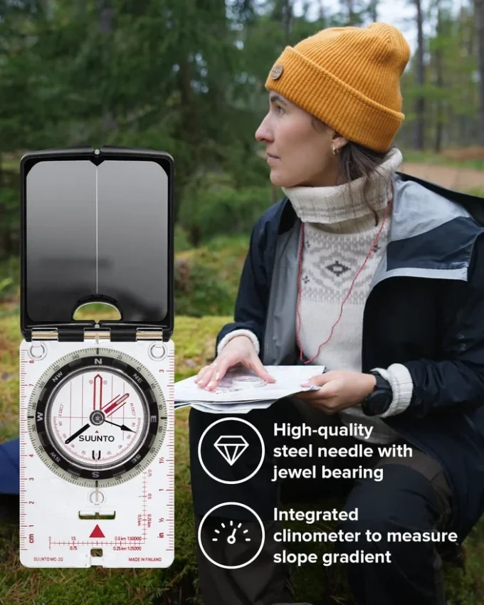Suunto MC-2 G Spiegelkompass – professioneller Spiegelkompass Suunto MC-2 G Spiegelkompass – professioneller Spiegelkompass