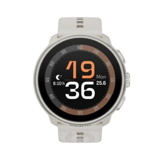 Suunto Run Frost Grey mit Silikonarmband