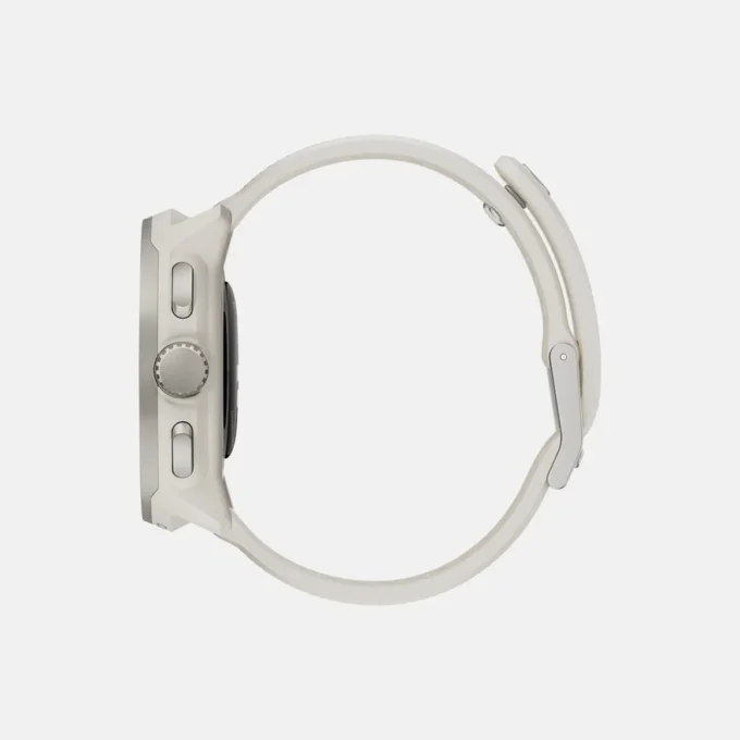 Suunto Run Frost Grey mit Silikonarmband