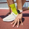 Suunto Run Frost Grey mit Silikonarmband