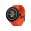 Suunto Run in Korallenorange mit Silikonarmband