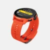 Suunto Run in Korallenorange mit Silikonarmband