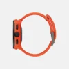 Suunto Run in Korallenorange mit Silikonarmband
