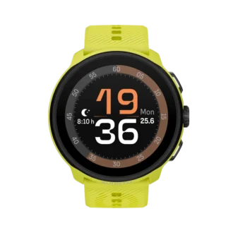 Suunto Run in Limette mit Silikonarmband