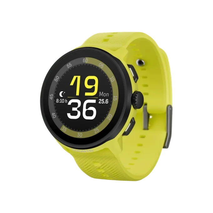 Suunto Run in Limette mit Silikonarmband