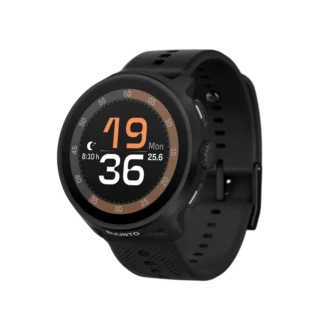 Suunto Run komplett in All Black mit Silikonarmband