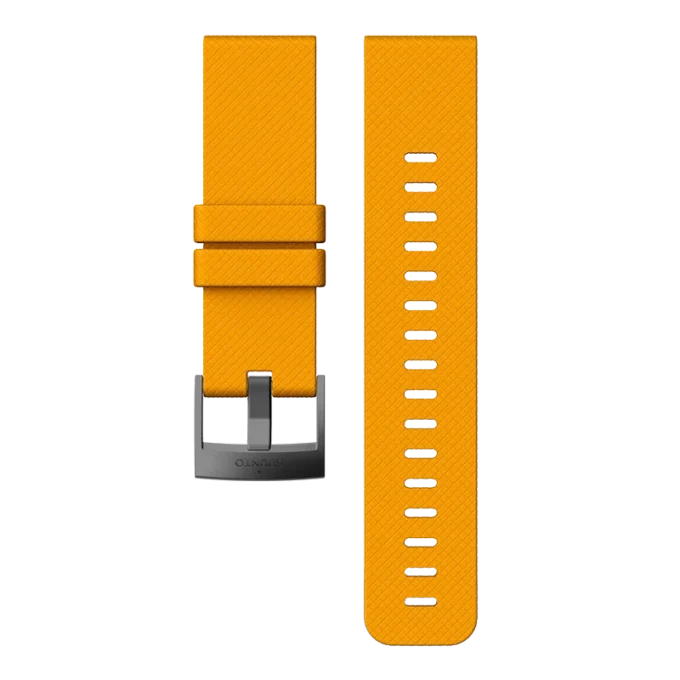 Suunto Traverse bernsteinfarbenes Silikonarmband – Armband für Traverse-Varianten Suunto Traverse bernsteinfarbenes Silikonarmband – Armband für Traverse-Varianten