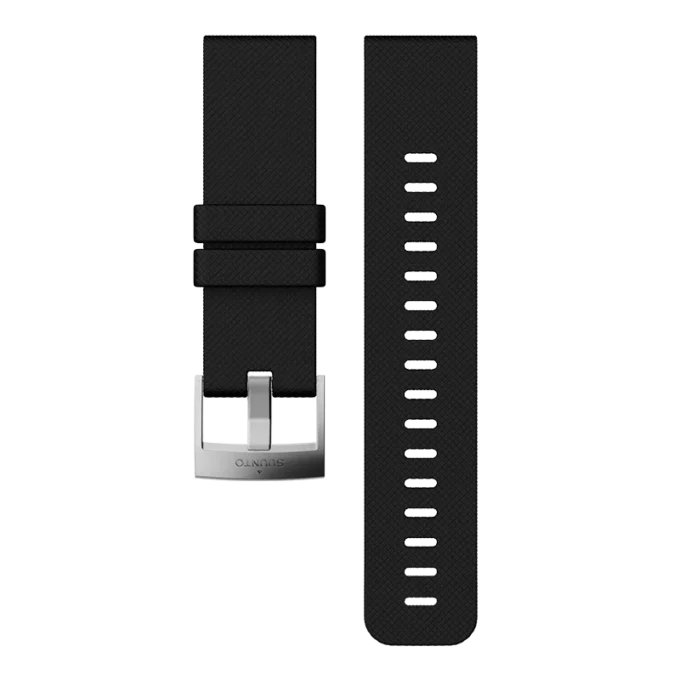 Suunto Traverse schwarzes Silikonarmband – Armband für Traverse-Modelle Suunto Traverse schwarzes Silikonarmband – Armband für Traverse-Modelle