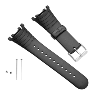 Suunto Vector Armband-Set, schwarzes Elastomer – Armband für Vector & Advizor