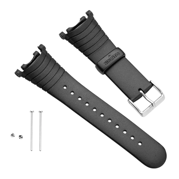 Suunto Vector Armband-Set, schwarzes Elastomer – Armband für Vector & Advizor Suunto Vector Armband-Set, schwarzes Elastomer – Armband für Vector & Advizor
