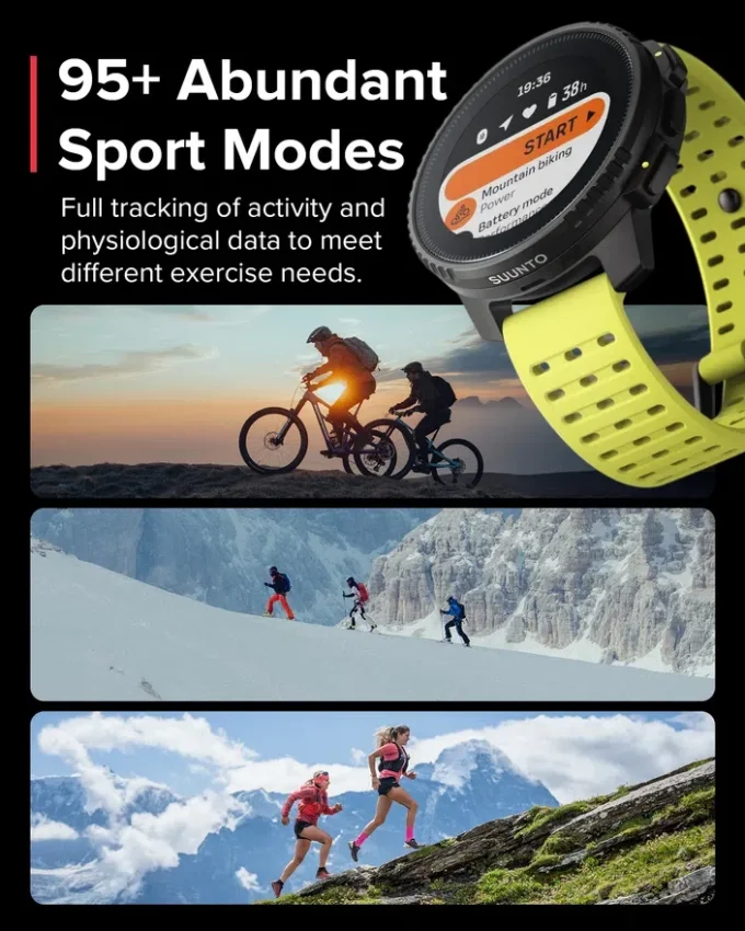Suunto Vertical Schwarz-Limette Suunto Vertical Schwarz-Limette