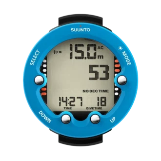 Suunto Zoop Novo Blue – benutzerfreundlicher Tauchcomputer mit großem Display