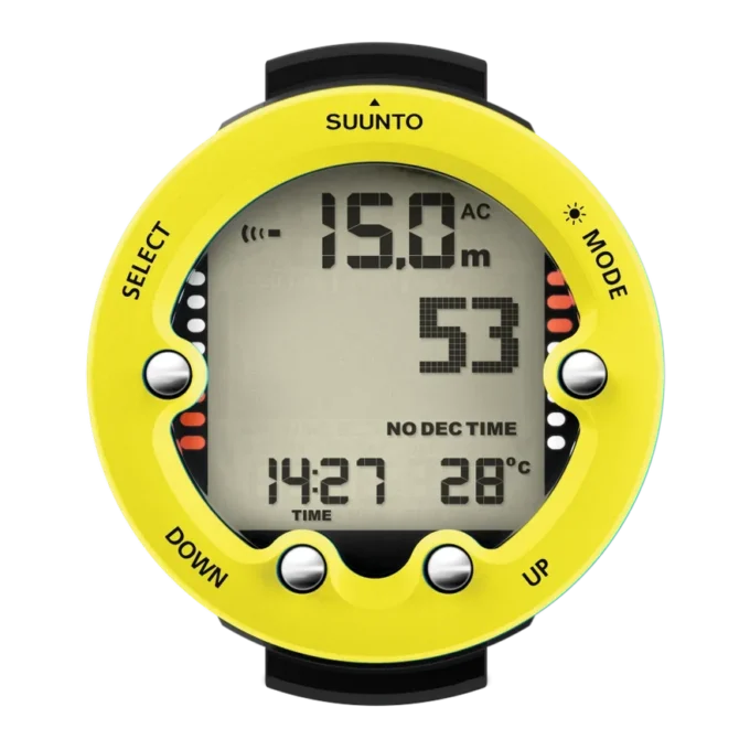 Suunto Zoop Novo Lemon Yellow – benutzerfreundlicher Tauchcomputer mit großem Display Suunto Zoop Novo Lemon Yellow – benutzerfreundlicher Tauchcomputer mit großem Display