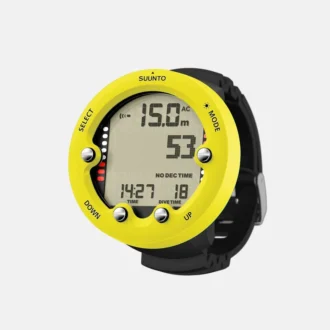 Suunto Zoop Novo Lemon Yellow – benutzerfreundlicher Tauchcomputer mit großem Display