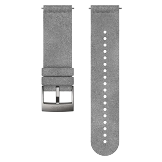 Ultraweiches graues Mikrofaser-Zubehör-Uhrenarmband für Sport und Stil