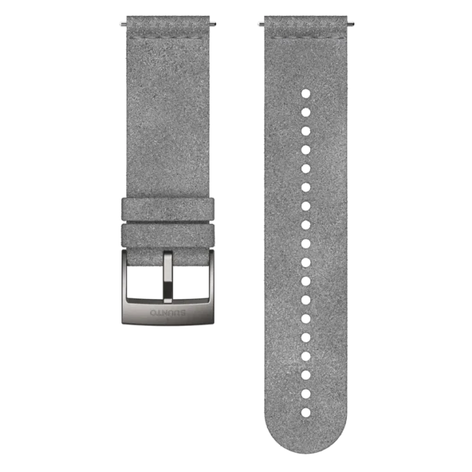 Ultraweiches graues Mikrofaser-Zubehör-Uhrenarmband für Sport und Stil Ultraweiches graues Mikrofaser-Zubehör-Uhrenarmband für Sport und Stil