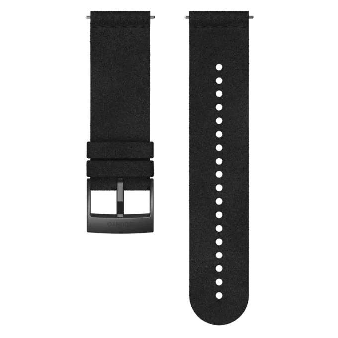 Ultraweiches schwarzes Mikrofaser-Zubehör-Uhrenarmband für Sport und Stil Ultraweiches schwarzes Mikrofaser-Zubehör-Uhrenarmband für Sport und Stil