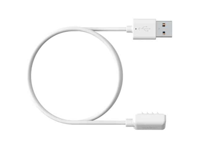 Weißes magnetisches USB-Kabel – zum Laden und Aktualisieren Ihrer Suunto-Uhr Weißes magnetisches USB-Kabel – zum Laden und Aktualisieren Ihrer Suunto-Uhr